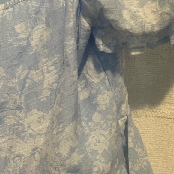 Francesca's Collections Blue and White Floral Dress - Picture 8 of 10